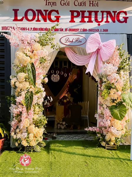 Cổng Hoa Cưới - Alu  Kem Da VIP